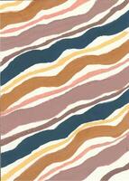 a colorful abstract pattern with stripes vector
