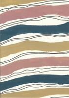 a colorful abstract painting with lines and stripes vector