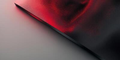 Abstract red and black textured surface with gradient effect. photo