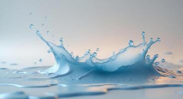 Design a watercolor splash with a gradient effect photo
