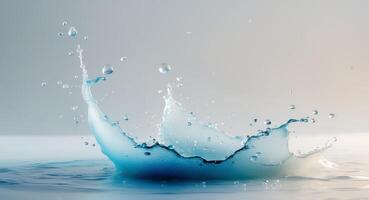 Design a watercolor splash with a gradient effect. photo