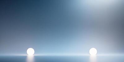 Blurred navy background with soft lighting for product showcase and promotional display space. photo