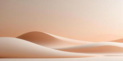 Abstract Landscape Background with Smooth Gradients and Warm Tones Evoking Calm and Serenity photo