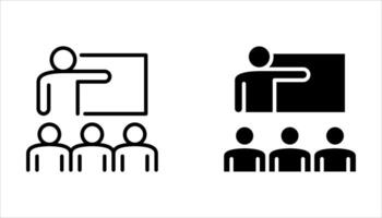 presentation icon set, vector