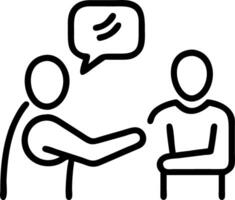 Doctor physiotherapist consulting with patient about elbow muscle pain problems physical therapy diagnosing concept concept as Doctor physiotherapist consulting with patient about Clean vector