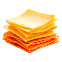 Layers of Swiss and Cheddar Cheese for Culinary Creations png