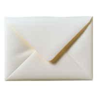 Simple White Envelope for Letter or Document Delivery on Table png