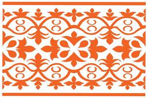 Ornate Floral Design in Art Nouveau Style with Symmetrical Patterns vector