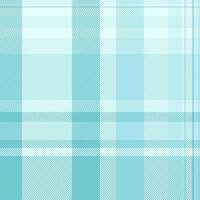 Linear check texture seamless, presentation tartan plaid. Home pattern textile fabric background in light and light cyan colors. vector