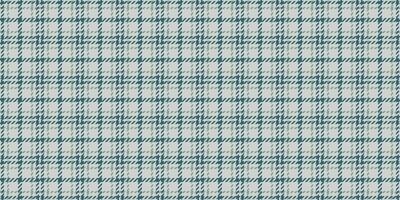 Top tartan pattern textile, jersey check fabric . Package background texture seamless plaid in light gray and cyan colors. vector