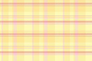 Deep fabric seamless textile, fancy background check. Luxurious tartan texture pattern plaid in light and yellow colors. vector