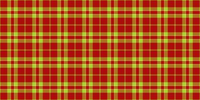 Repetition tartan texture pattern, premium plaid seamless textile. Styling fabric check background in amber and red colors. vector