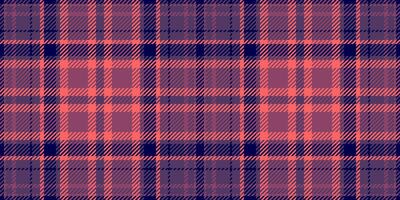 Dining room tartan texture textile, fold plaid background check. Ornate fabric seamless pattern in violet and pink colors. vector