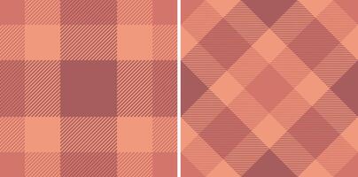 Pattern plaid fabric of check texture background with a tartan seamless textile. vector