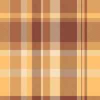 Cosy pattern background , form textile plaid texture. Pajamas fabric tartan check seamless in orange and red colors. vector