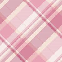 Elegant pink and cream diagonal plaid pattern. Perfect for textile design, website backgrounds, or fashion projects. Subtle texture adds visual interest. A versatile and stylish design. vector