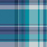 Decorate texture fabric check, floor pattern textile . Azul tartan background seamless plaid in cyan and blue colors. vector