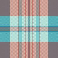 Funky background tartan texture, school fabric pattern seamless. Ragged textile check plaid in red and old lace colors. vector