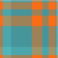 Retail pattern fabric seamless, korean check textile tartan. Punk texture background plaid in cyan and bright colors. vector