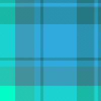 Creativity fabric pattern background, aesthetic texture plaid textile. Carnival seamless check tartan in cyan and bright colors. vector