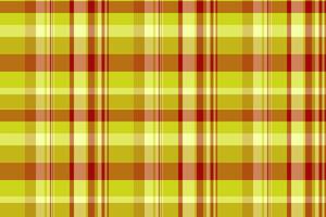 Valentines day tartan texture plaid, paper check textile seamless. Harvest pattern fabric background in orange and yellow colors. vector