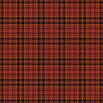 Stylish autumnal houndstooth pattern in warm, earthy tones. Perfect for fall fashion designs, textile prints, and website backgrounds. Creates a sophisticated and textured visual effect. vector