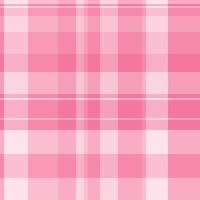 Underwear plaid fabric, sensual background check seamless. Hippie tartan pattern textile texture in red and light colors. vector