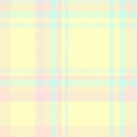 Sheet pattern tartan, anniversary check background texture. Artistic textile plaid fabric seamless in light and blanched almond colors. vector