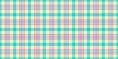 Pastel plaid pattern. Soft, seamless texture ideal for backgrounds, fabrics, website design, and crafting projects. Sweet and charming design in light blue, pink, and yellow hues. vector