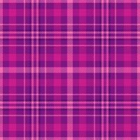 Intense pattern texture background, eps plaid seamless . Worldwide tartan check textile fabric in pink and purple colors. vector