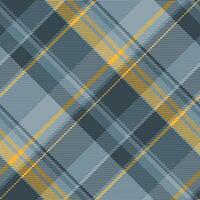 Birthday card tartan pattern textile, funky seamless plaid . Plain texture background check fabric in cyan and pastel colors. vector
