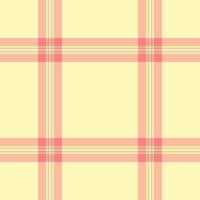 Pastel pink and yellow plaid pattern. Perfect for website backgrounds, textile designs, or crafting projects. Soft, subtle colors create a calming and stylish aesthetic. vector