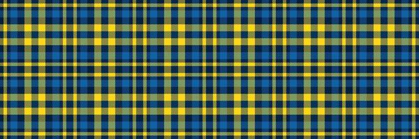 Craft tartan pattern plaid, backdrop fabric texture textile. Brazil background seamless check in cyan and dark colors. vector