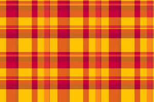 Vibrant yellow and red plaid pattern. Perfect for textile design, website backgrounds, or autumnthemed projects. Seamless repeat texture offers versatile design applications. vector