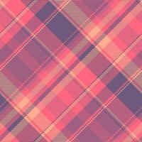 Mat textile pattern seamless, cowboy texture background plaid. Thread tartan fabric check in red and pastel colors. vector