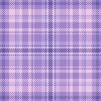 Christmas ornament pattern textile texture, creative background check tartan. Sexual seamless fabric plaid in light and violet colors. vector