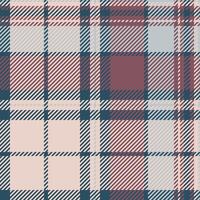 Elegant muted plaid pattern in dusty rose, blush pink, and navy blue. Perfect for textile design, fashion, website backgrounds, and stationery. vector