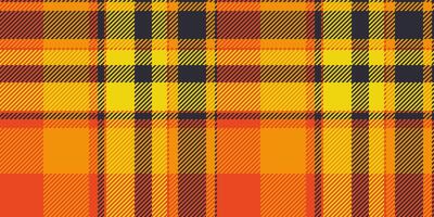 Worn tartan fabric textile, floor plaid background check. Robe texture pattern seamless in bright and red colors. vector