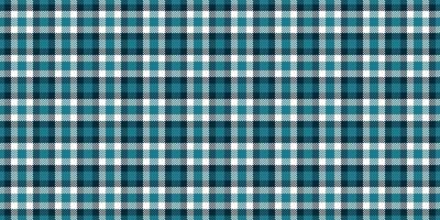 Kingdom background texture plaid, poncho fabric seamless textile. Bold tartan pattern check in cyan and dark colors. vector