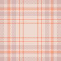Subtle peach and grey plaid pattern. Perfect for textile design, apparel, or website backgrounds. Soft, neutral tones create a calming and versatile aesthetic. vector