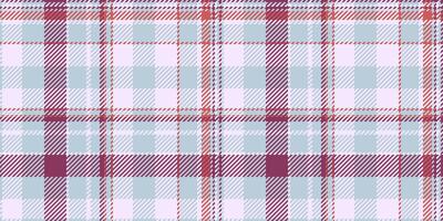 Minimalist texture tartan seamless, fashionable textile fabric check. Styled pattern plaid background in light and pink colors. vector
