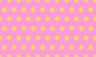 Vibrant pink and yellow sunburst pattern. Perfect for textile design, website backgrounds, or playful branding. This cheerful, repeating motif offers a retro aesthetic with modern appeal. vector