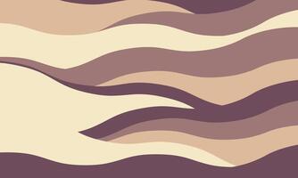 Abstract wavy background in muted earth tones. Perfect for website banners, social media graphics, or print projects seeking a calming, minimalist aesthetic. vector