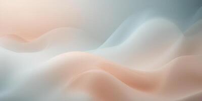 Soft pastel gradient abstract background with tranquil colors and smooth texture. photo