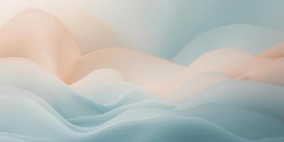 Soft pastel gradient abstract background with tranquil colors and smooth texture photo