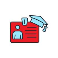 Intern icons isolated on White Background. vector