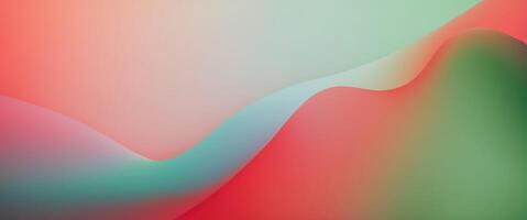 Blending red and green gradient background creating smooth color transition photo