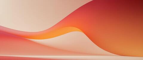 Abstract Smooth Gradient Background with Warm Red and Orange Tones. photo