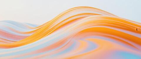 Abstract Orange Wave Digital Texture Background. photo
