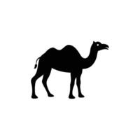 Camel icon . Camel sign side view. vector